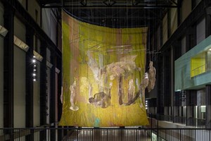 El Anatsui: Behind the Red Moon at Tate Moderns' Turbine Hall