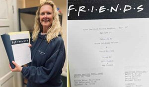 Friends TV scripts (The One With Ross’s Wedding) – Found in Bin  – Set for Auction