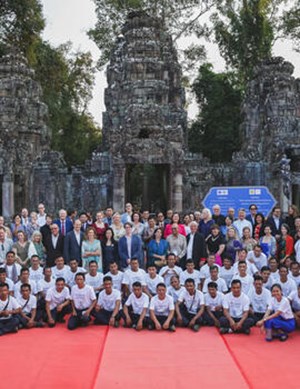 At Angkor, World Monuments Fund hands Preservation of Three Sites to Cambodian Authorities