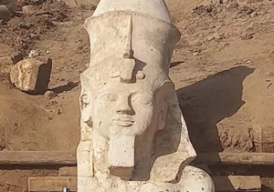 Archaeologists Uncover Upper Part of the Colossal Statue of Ramses II