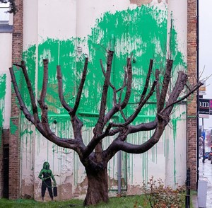 Banksy claims New Mural in London's Finsbury Park