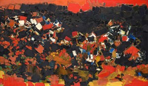 An Exceptional Painting by Sayed Haider Raza sold for 4,7 Million Euro at Auction