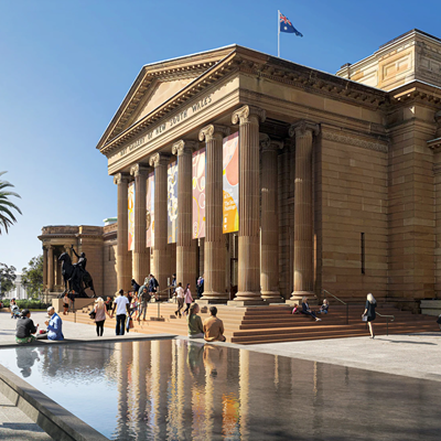 Art Gallery of New South Wales: First Look at Transformed Civic Space in Sydney