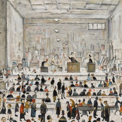 L.S. Lowry’s ‘The Auction’ to Feature in Sotheby’s November British Art Sale