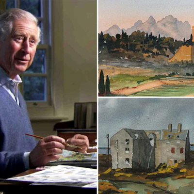 Exhibition of HRH Prince Charles’ Watercolours Paintings at The Garrison Chapel, London