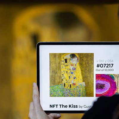 NFTs of “The Kiss“ by Gustav Klimt Now Available for Valentine’s Day on Belverdere