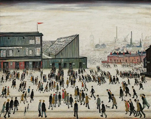 LS Lowry’s Iconic Painting "Going to the Match" is Back Home at The Lowry to Public Display