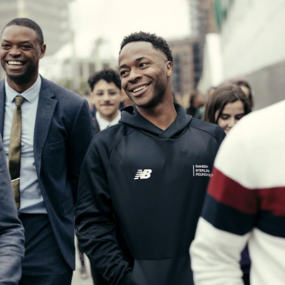 Raheem Sterling Foundation Signs with the National Portrait Gallery