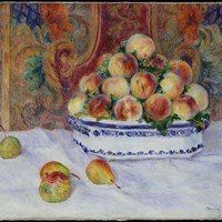 Symbolism of Peaches in "Still Life with Peaches" by Pierre-Auguste Renoir