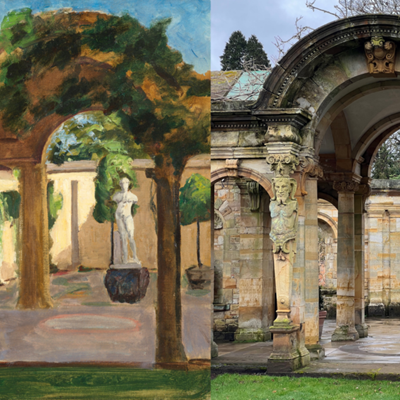 Churchill Painting of Hever Gardens Unveiled as Part of Castle Re-Curation