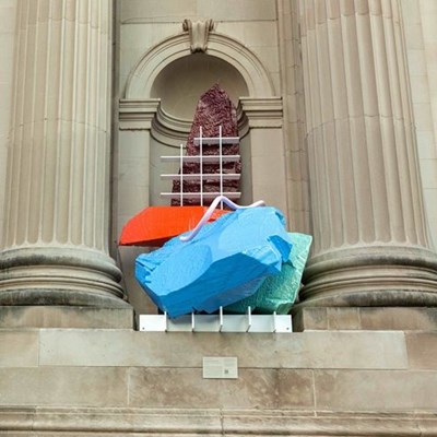 The Met Unveils Nairy Baghramian’s Colorful Abstract Sculptures for the Museum’s Facade
