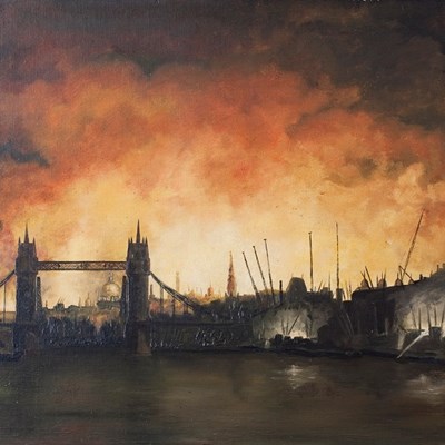 London’s Historic Blitz Firefighters’ Wartime Paintings to be Shown in London Churches