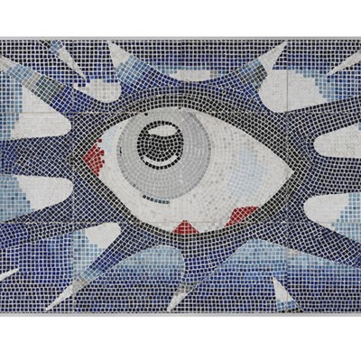The 'Psychedelic Eye' Mosaic Commissioned By John Lennon For His Swimming Pool  at Auction