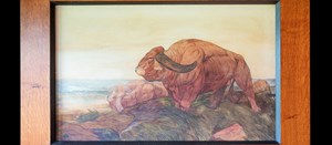 The National Trust acquired 'The Return of the Buffalo Herd', a Watercolour Painting from The Jungle Book
