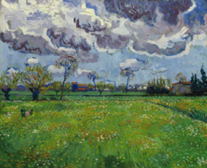 A Stunning Landscape by Van Gogh from 1889