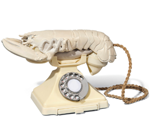 Lobster Telephone (white aphrodisiac)