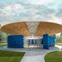 Serpentine Pavilion 2017 designed by Francis Kéré