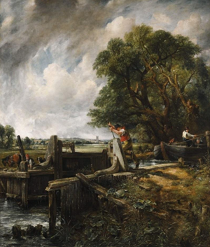 ￼￼John Constable (1776-1837), The Lock, c.1824-5, oil on canvas