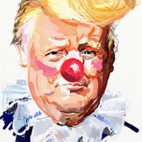 American Artist Eric Fischl Will Be Giving Away Free Posters Depicting President Trump As a Clown
