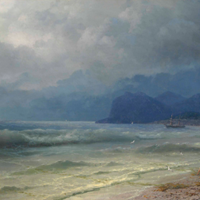 Ivan Aivazovsky's The Coast of Koktebel, Crimea