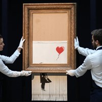 Shredded Banksy to Be Seen in Museum in German Baden-Baden