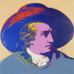 Goethe by  Andy Warhol at Rusterholtz Galerie + Auktionen