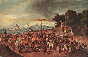 Brueghel the Younger Crucifixion Stolen