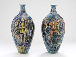 Grayson Perry’s Brexit Vases Acquired by the V&A for “Britain’s Mantlepiece”