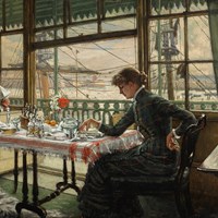 Tissot's Room Overlooking the Harbour at Sotheby's 