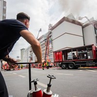 Fire Breaks out in Frankfurt MMK Modern Art Museum