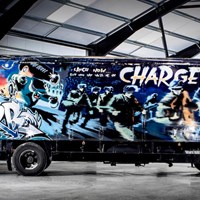 Banksy Truck Crashes Goodwood Motor Car Sale