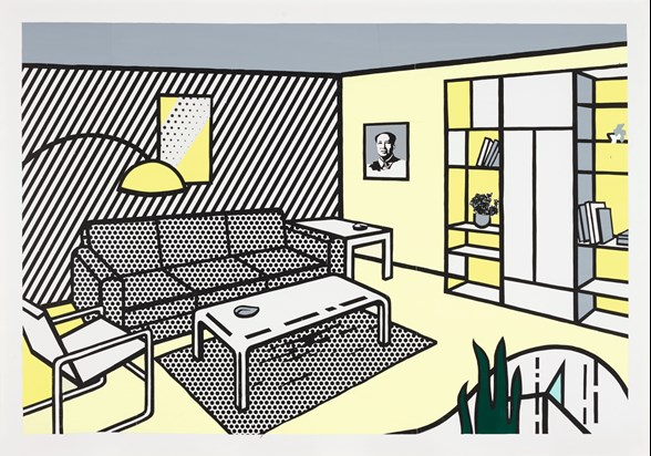 Artdependence Lichtenstein S Modern Room At Sotheby S