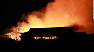 Fire Breaks Out in Japan's Shuri Castle